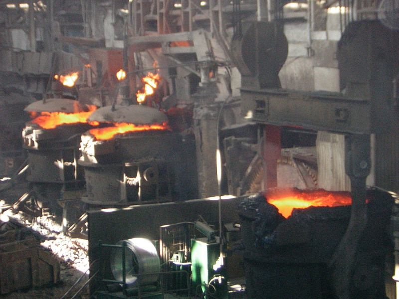 Сталеплавильный цех - The steel melting shop