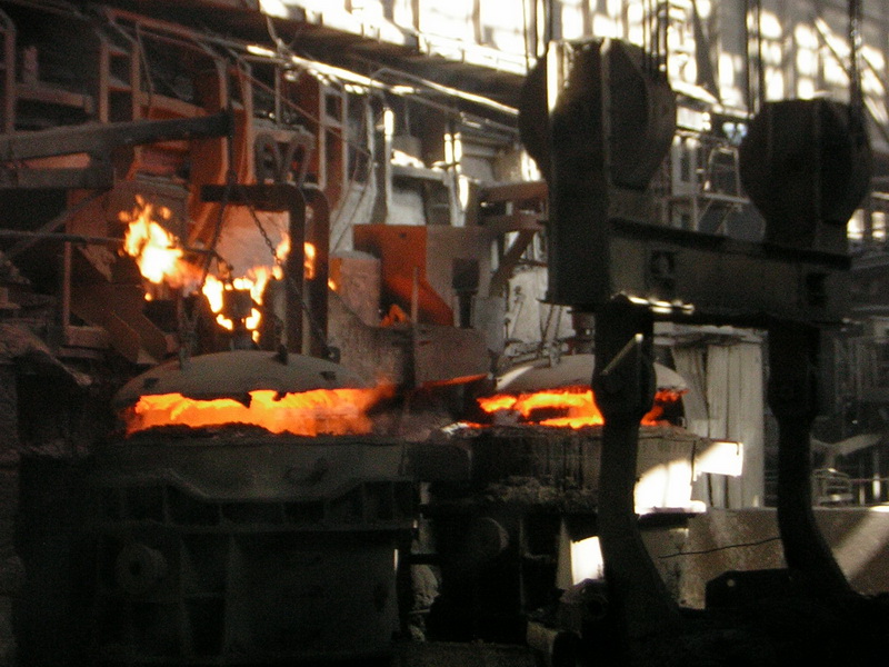 Сталеплавильный цех - The steel melting shop