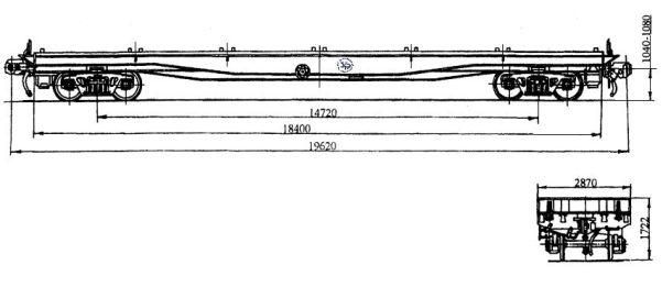 Модель вагона 13-9004